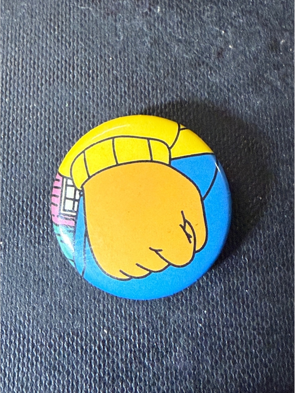 Arthur Fist Meme Pin Button Badge